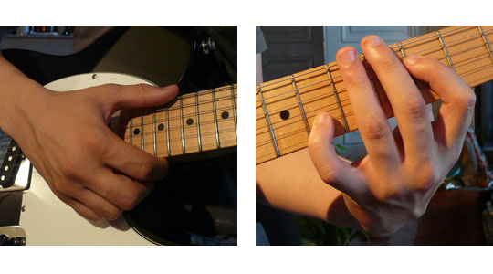 Le jeu en octave : position des mains