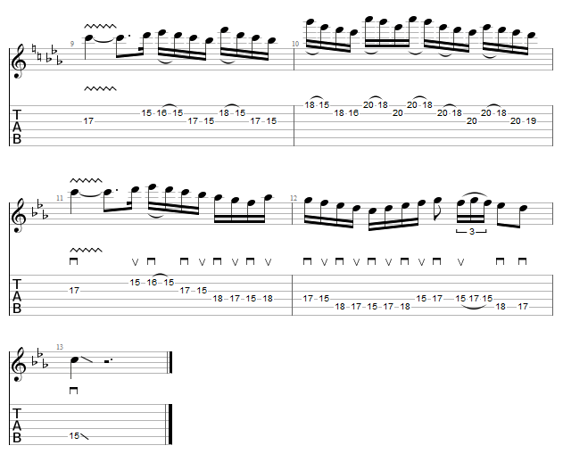 tablature sixpounder bridge - COB - part 3